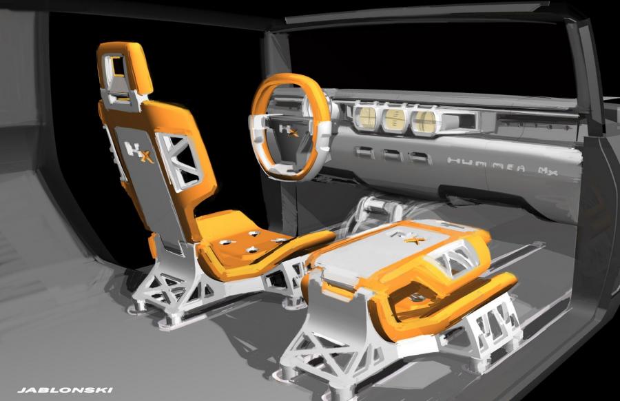 Интерьер Hummer HX Concept 2008 года  (фото 21 из 51)